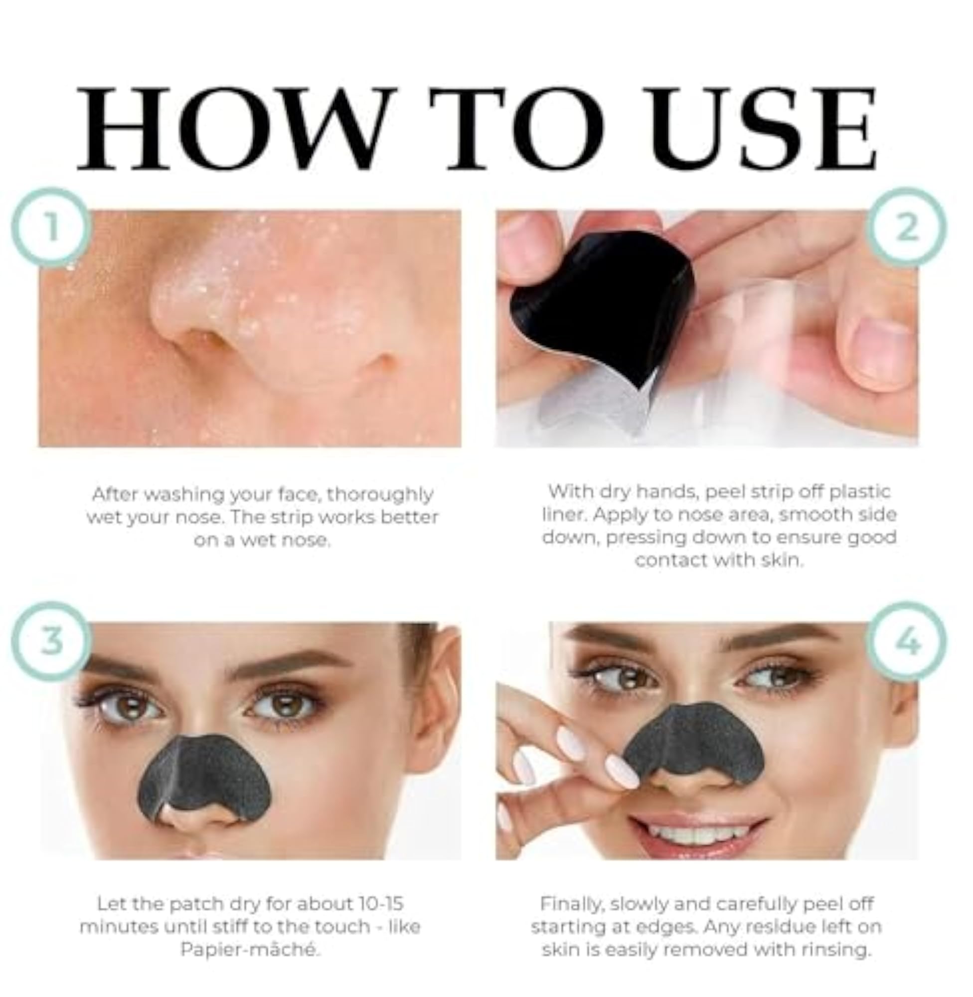 Nose Strips for Blackheads and Whiteheads Removal